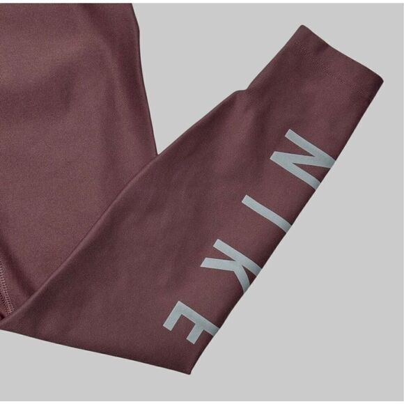 Nike Womens Power Victory 7/8 Leggings Size XS Rose Dri-Fit Hidden Pocket - Picture 1 of 8
